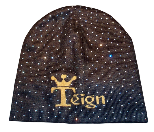 Tèign Rhinestone Beanie